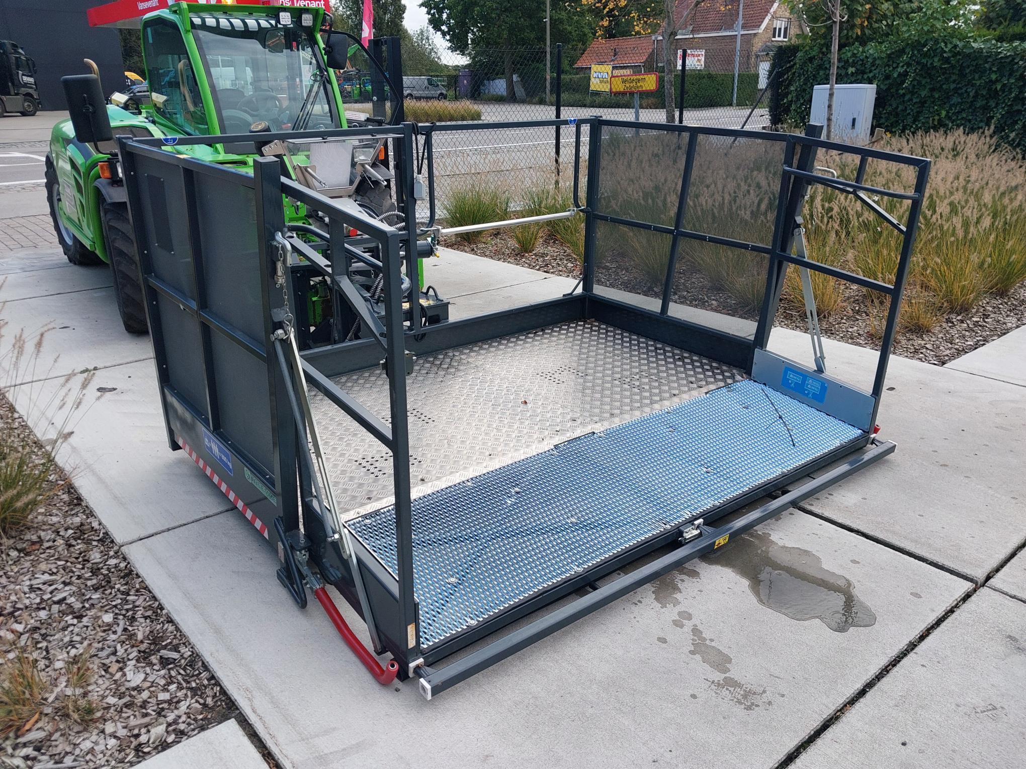 Werkkooi 800kg met frontale opening